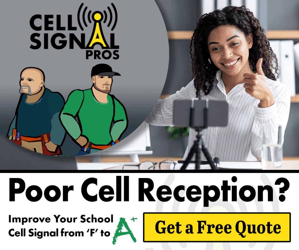 Improve your school cell signal from an f to an A+